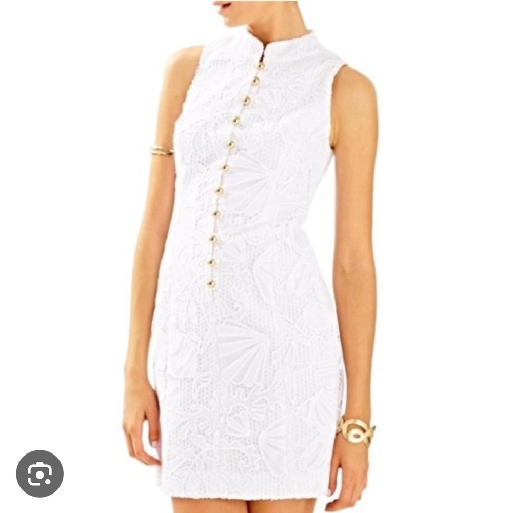 Lilly Pulitzer White Shift Dress